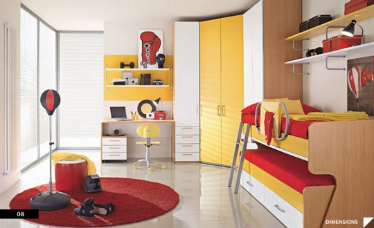 Boxing themeKid’s Bed Rooms