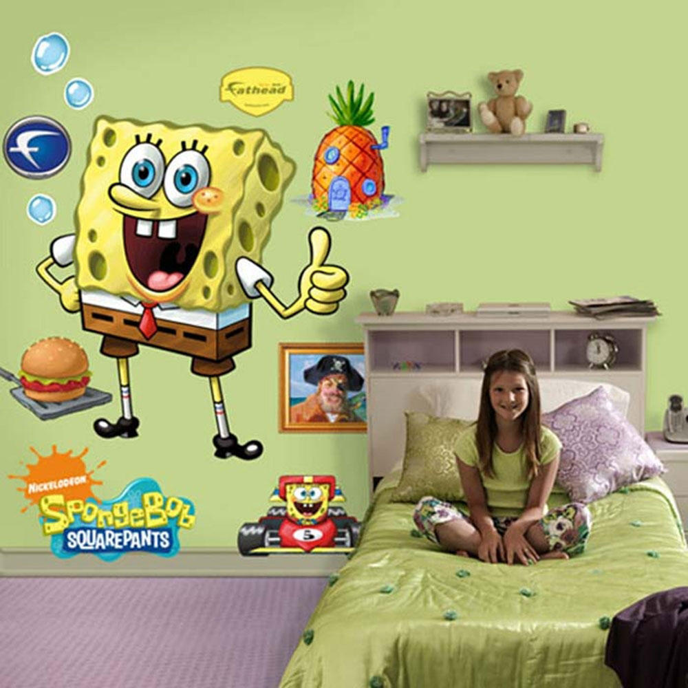 Spongebob Bedroom and Furniture Set Kids Room Wall Decor Spongebob ...