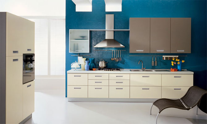 Blue and Grey Kitchen Decor - Interior Design Ideas