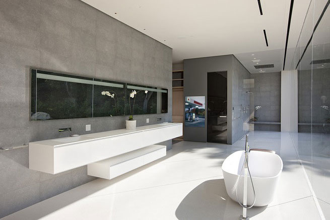 Luxury Master Bathroom Glass Pavilion - Interior Design Ideas
