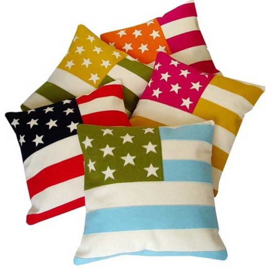 Teenager Flag Pillow Design: Teenager American Flag Pillow Ideas