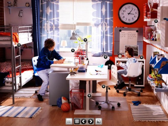 Top Design Room with Study Table From IKEA
