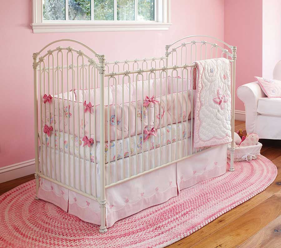 Beautiful Pink Baby Crib Design Ideas Beautiful Pink Baby Nursery ...