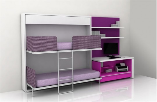Purple Teen Room Furniture 2011: Violet and Purple Teen Bedroom Furniture for Small Space