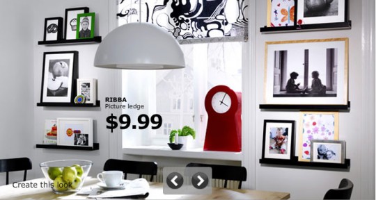 Beautiful White Dining Room with Flexibel IKEA Photo Gallery