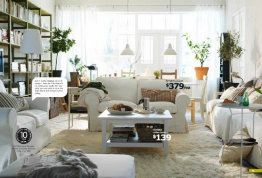 Cozines IKEA Living Room Decor 2012