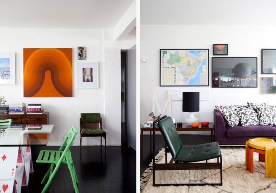 Colorful Apartment Livingroom Area