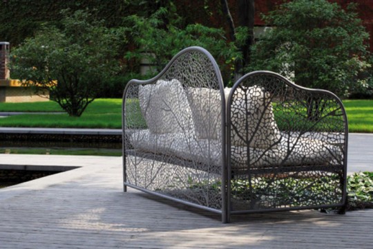 Romantic and Refined Grey Garden Furnitre Collection