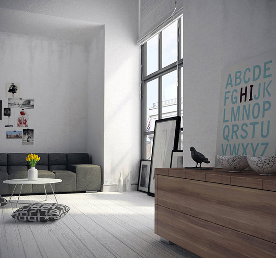 Design Inspirations  Urban Grey Living Room Decoration     Home Design
