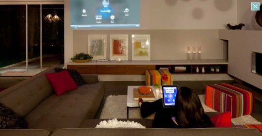 Modern Living Room with Futuristic Furniture