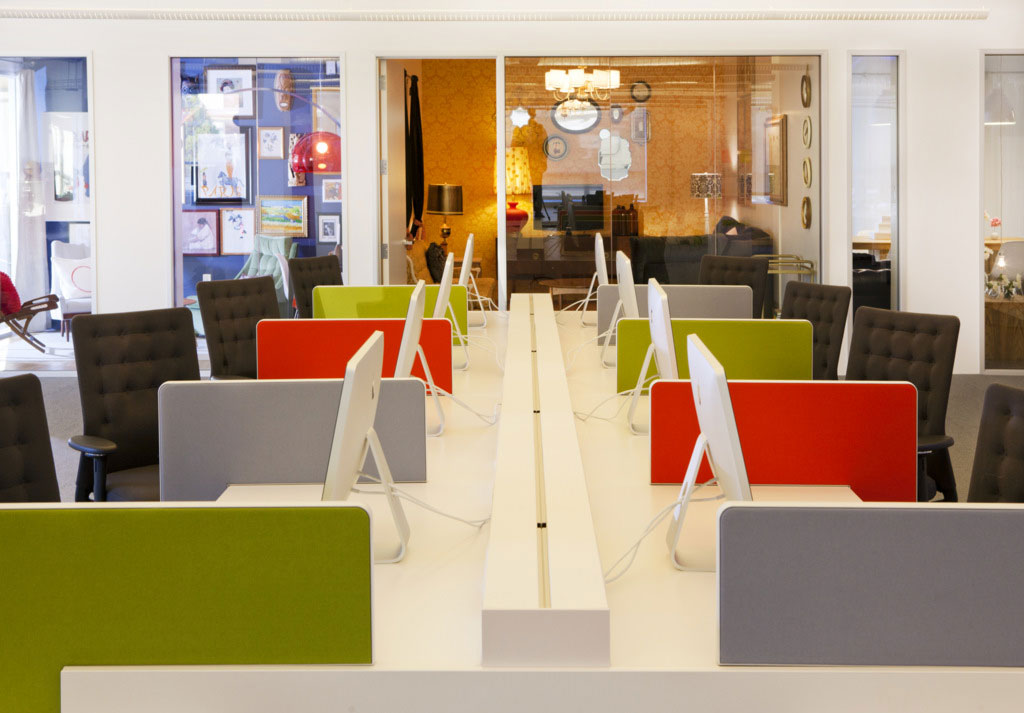 Modern Colorful Office Partition Design - Interior Design Ideas