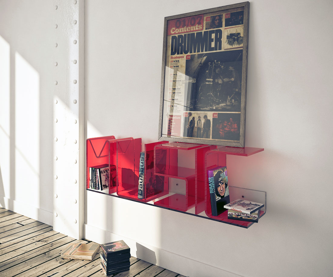 Creative LetterShaped Shelves Ideas Design Ideas Interior Design Ideas