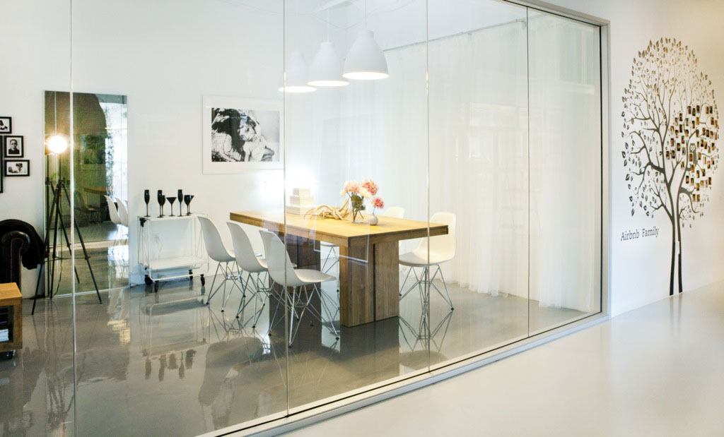 Office Glass Wall Ideas and Three Wall Decor - Interior Design Ideas