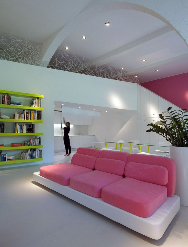 Fancy Pink With Sofa Design - Interior Design Ideas