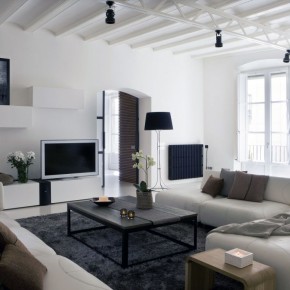 Modern Living Room Design Ideas on White Modern Living Room Apartment Design     Home Design Ideas
