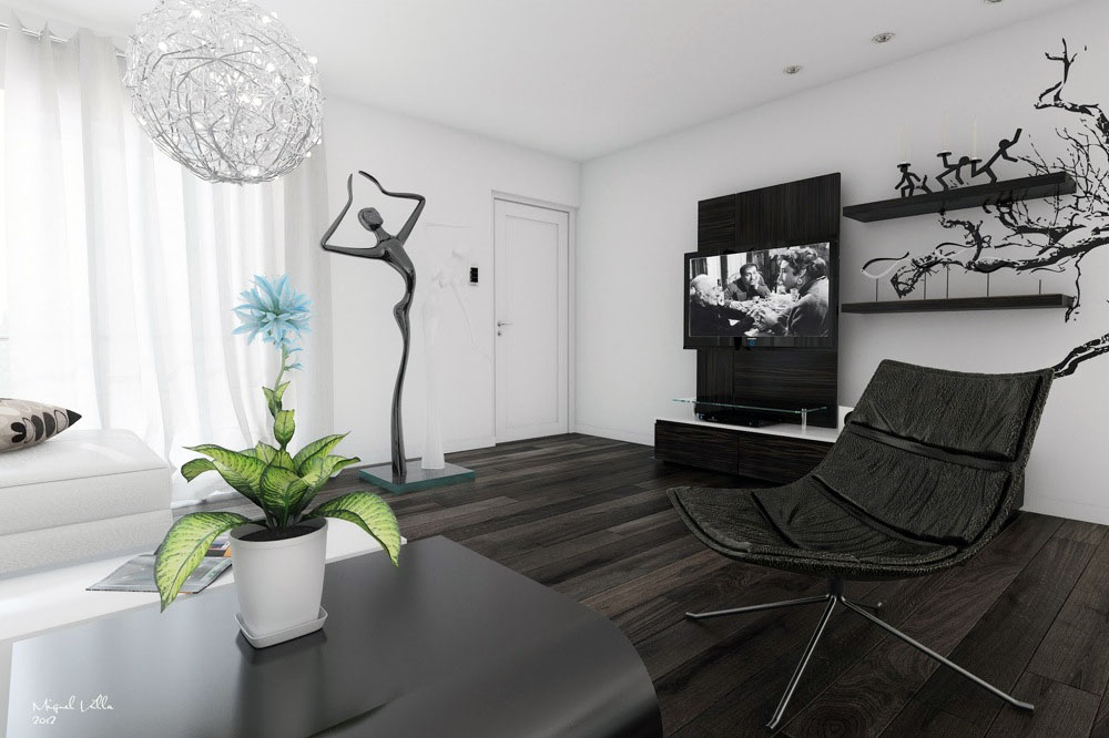 Black And White Art For Living Room