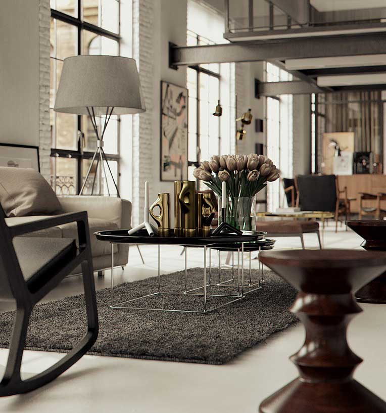 Classic Modern Living Room Interior - Interior Design Ideas