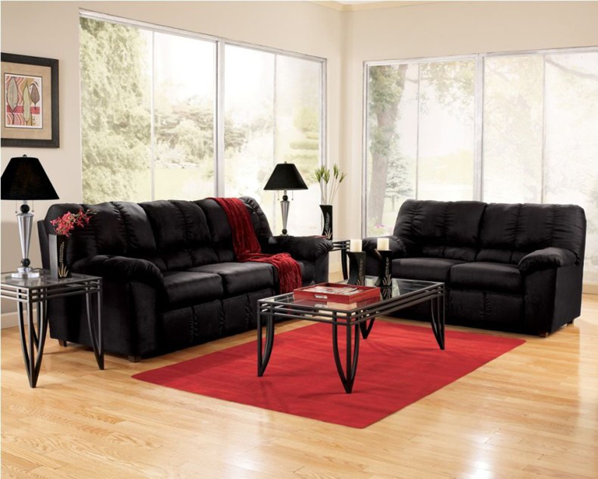 Black Sofa Couch Designs Interior Design Design Ideas