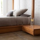 Charming Canopy Bed Solid Wood Mashstudios