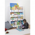 Children Bookcase in Whitewash Finish with Lowercase Letters