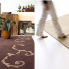 Contemporary Brown and Intricate Rugs from Dhesja