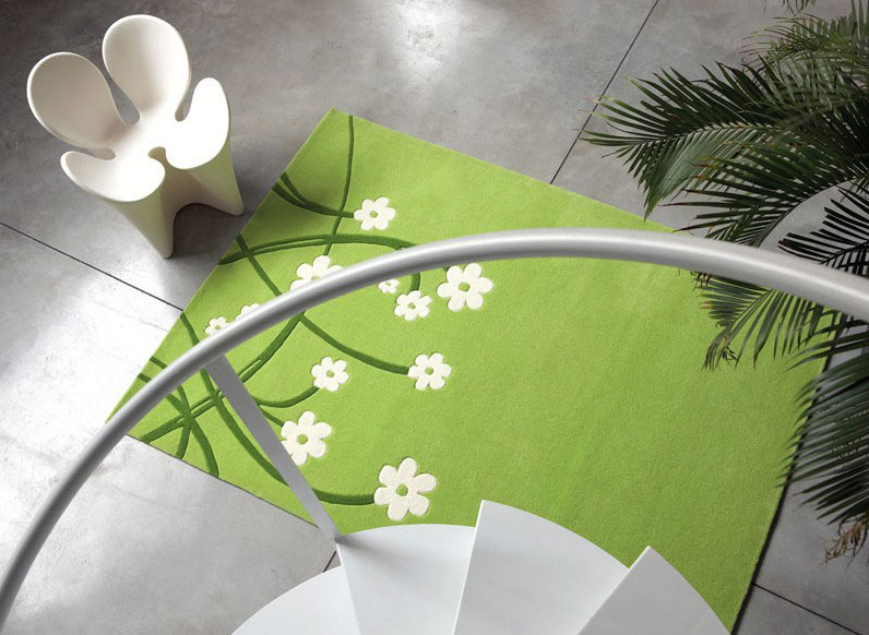 Contemporary Green Rugs from Dhesja