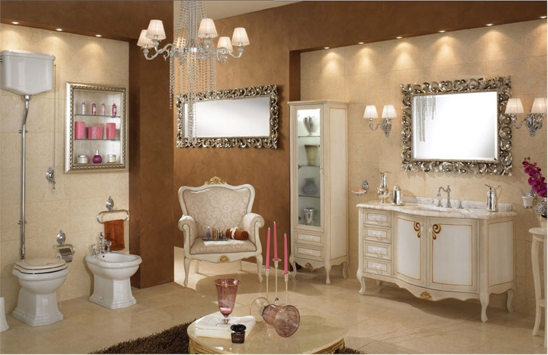 Luxury and Natural Classic Bathroom Furniture Lineatre