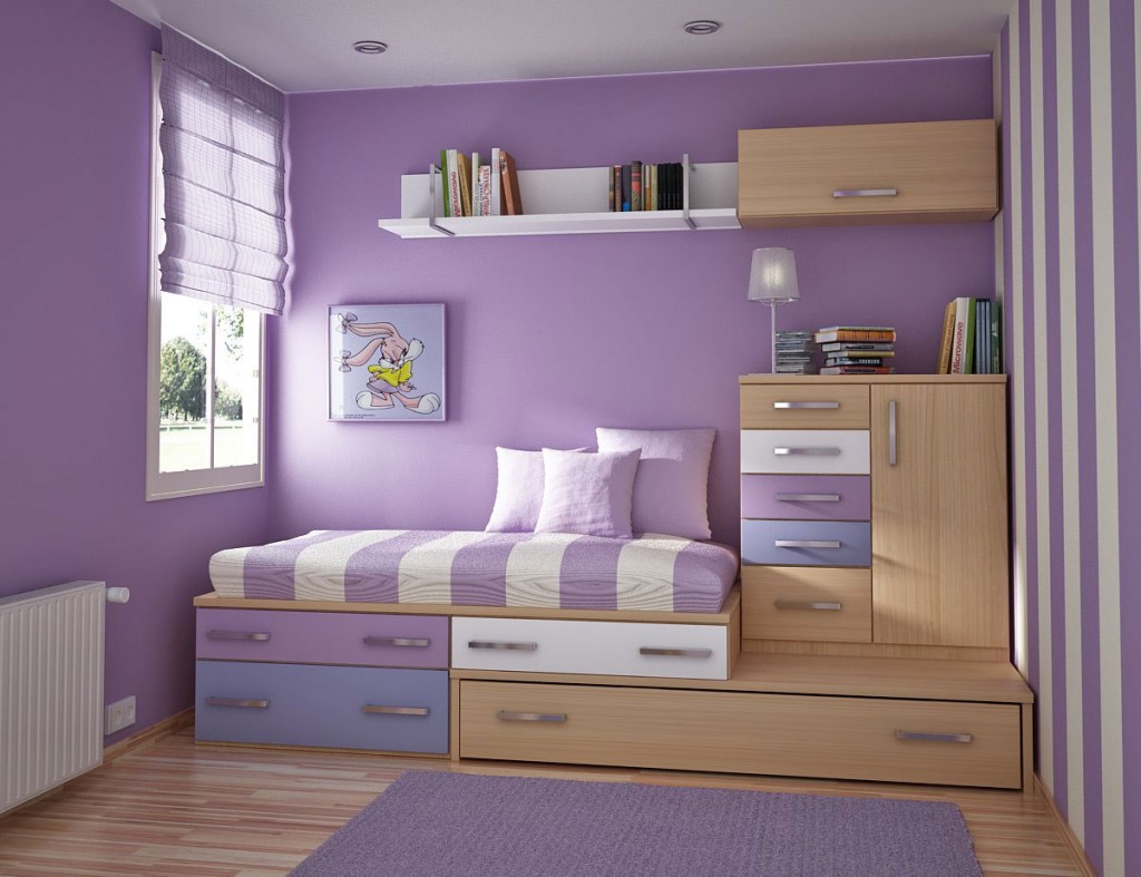 Purple Kids Room Design