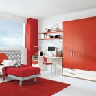 Red Combinations Kid’s Bed Rooms