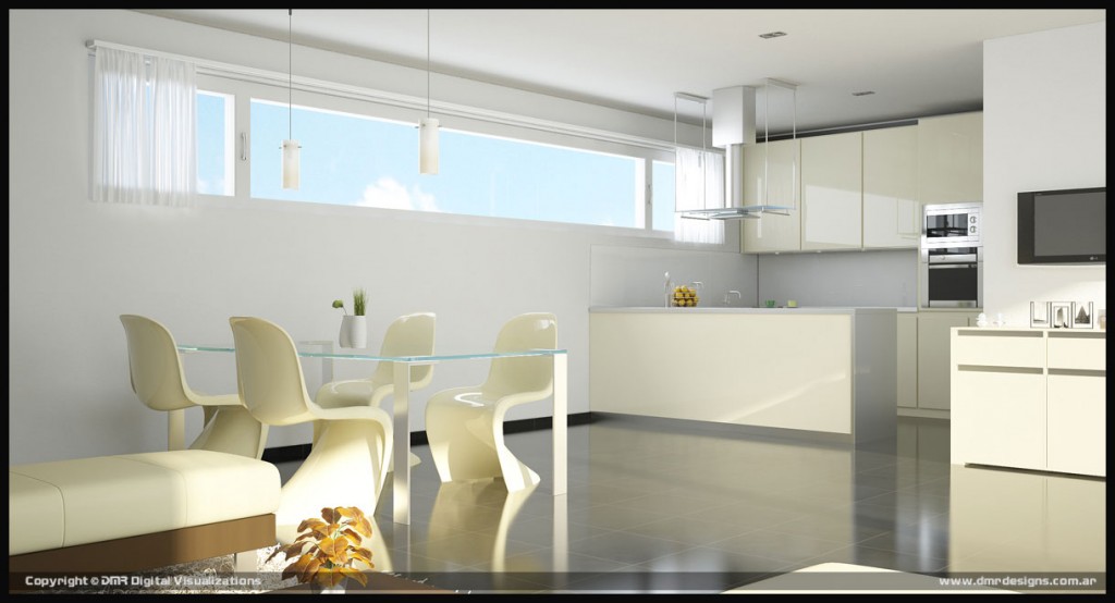 Amazing White Themed Dining Room Design Ideas