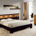 Awesome Bedroom Lighting with With Rug