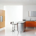 Awesome Modern Orange Kitchen Design