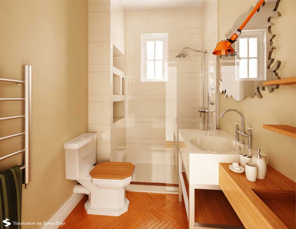 Beautiful Wooden Furniture Bathroom by Semsa