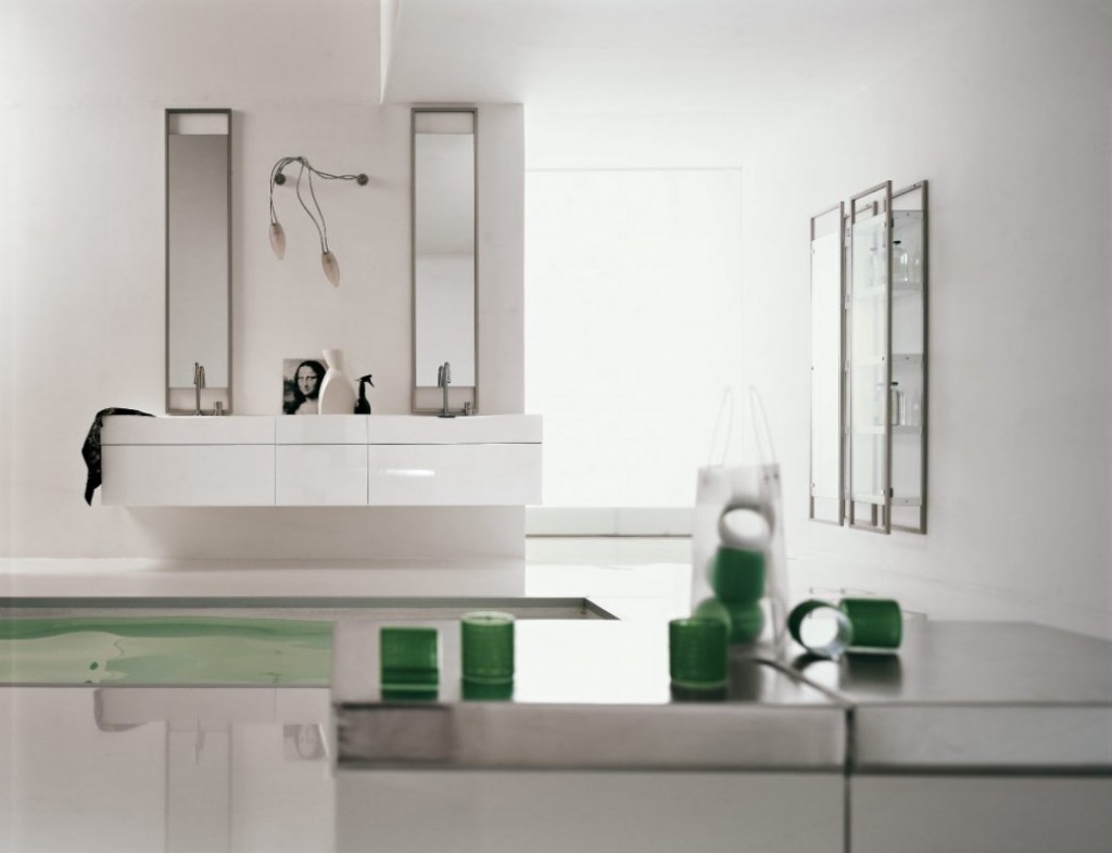 Best Green and White Bathroom