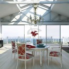 Clasic White Themed Dining Room Design Ideas