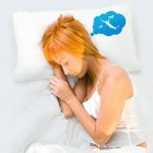 Comfort Sleep Pillow Design with Blue Accents