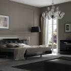 Contemporary Bedroom Design with Luxury Chandelier
