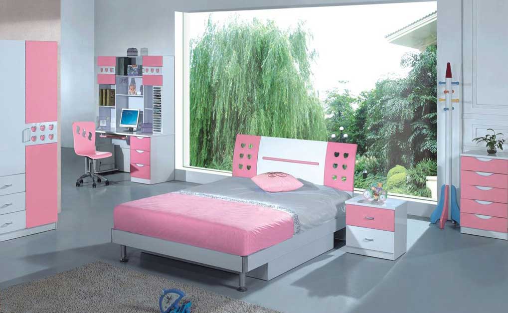 Contemporary Pink and Grey Bedroom Inspiration 2011
