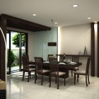 Elegant White Themed Dining Room Design Ideas