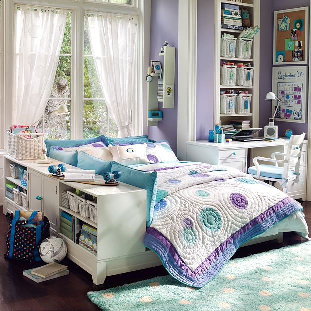 Exotic Purple Dorm Room 2011