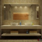 Interior Bathroom Wall by Zorro Design