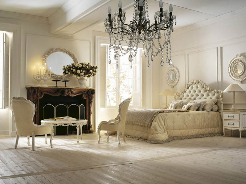 Marvelous Italian Classic Interior Bedroom