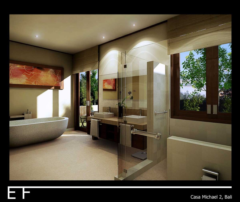 Minimalist Casa Michael Bathroom Bali Design