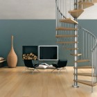 Minimalist Spiral Stairs Design Ideas