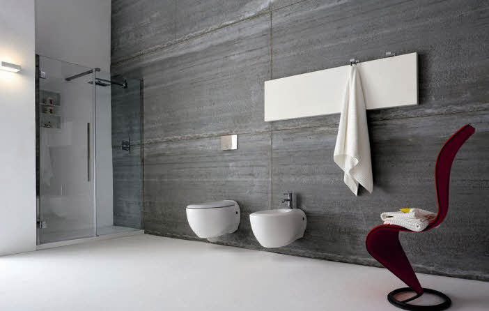 Modern Bathroom Designs Ideas With Unique Chair from Rexa