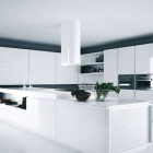 Modern Kitchen White Lacquer Cabinets
