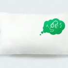 Nice Pillow Design with Green Accents