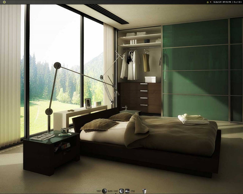 October Desktop Bringing the Outdoors Into a Modern Bedroom by rw4n