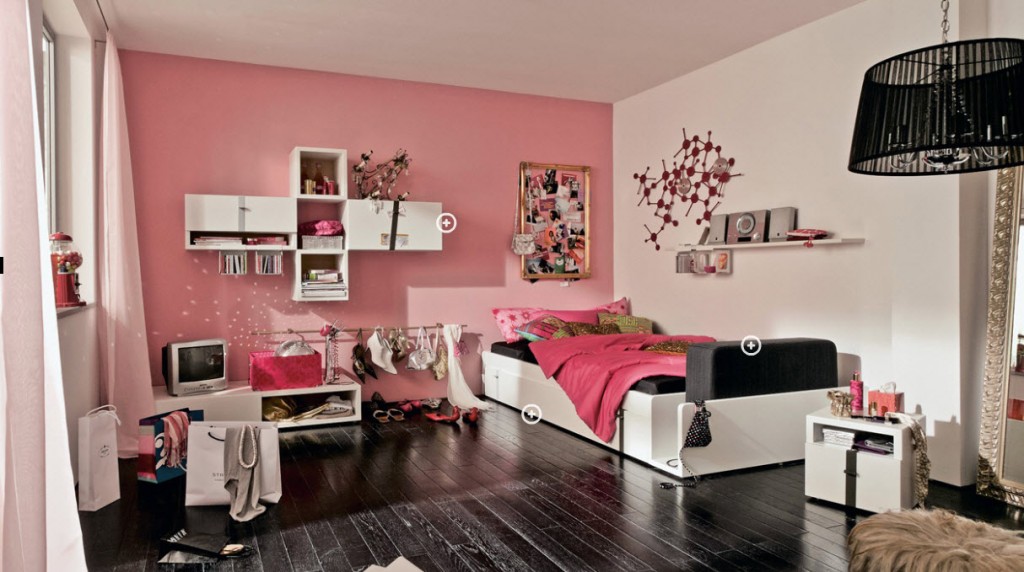 Pinky Trendy Teen Bedroom