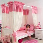 Princes Pink Bedroom with Canopy Bed